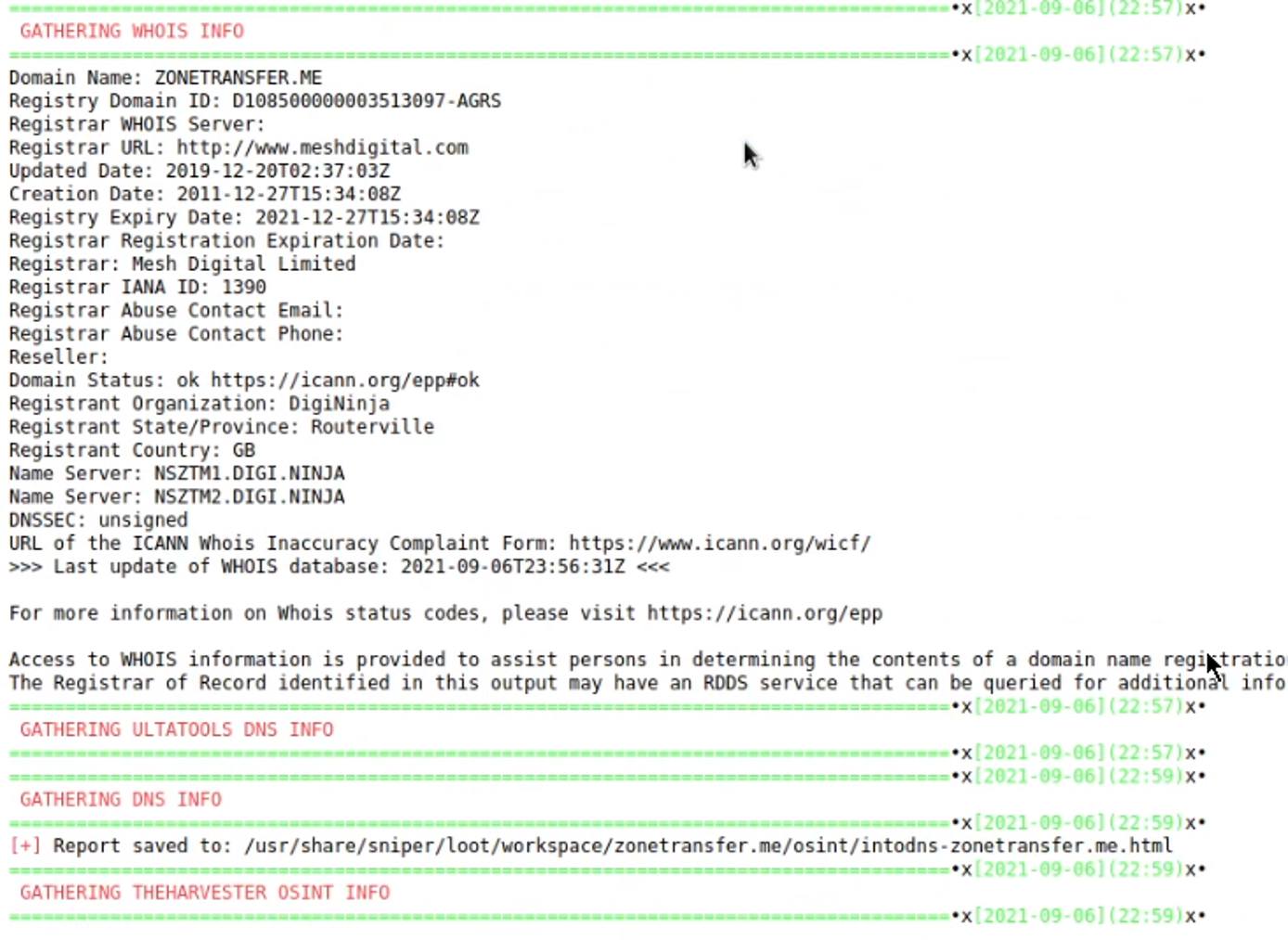 Sn1per report