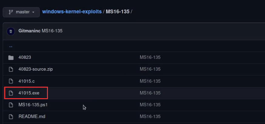 MS16-135 on GitHub